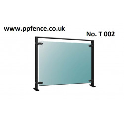 GLASS TERRACE RAILINGS T-...